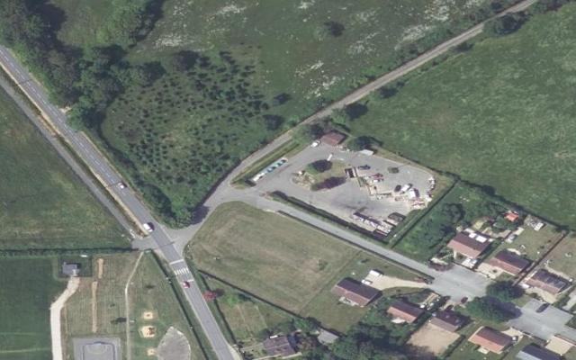 Vue aérienne — Déchetterie de Saint-Éliph