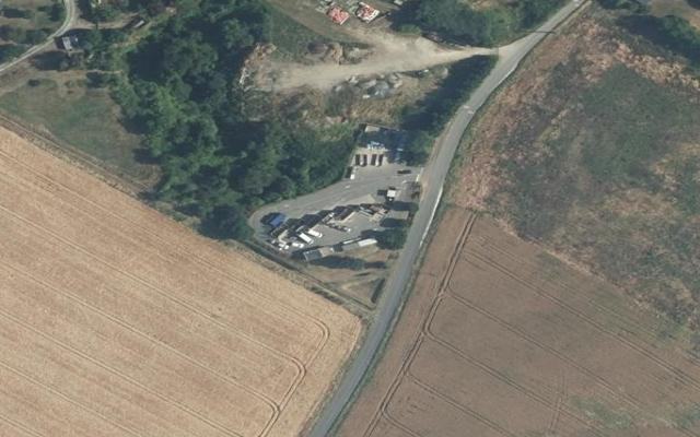 Vue aérienne — Déchetterie la Pommeraye Esvres sur Indre