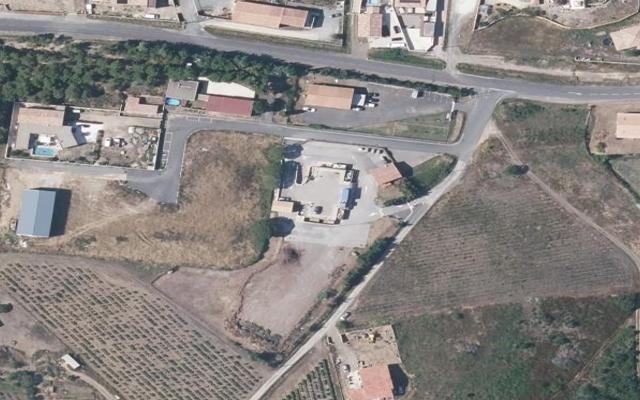Vue aérienne — Déchetterie de Laurens