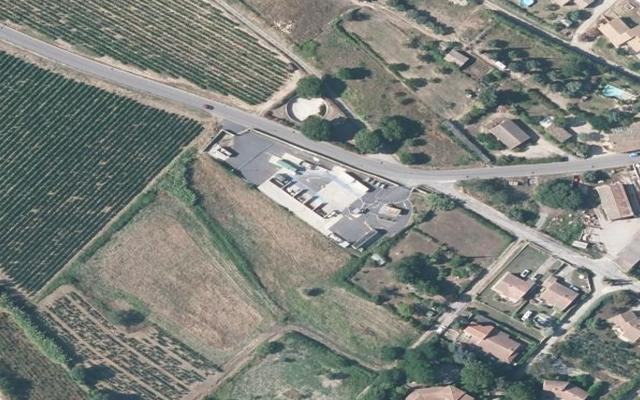 Vue aérienne — Déchetterie du Pouget