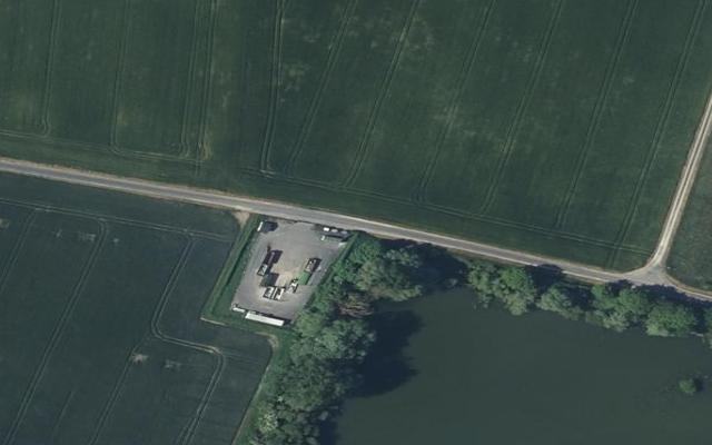 Vue aérienne — Déchetterie de Savigné-sur-Lathan