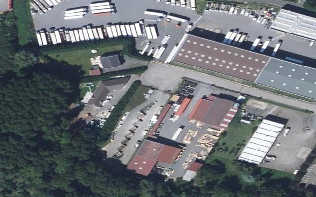 Vue aérienne — Déchetterie de Marange-Silvange - Jailly