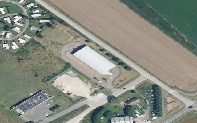 Vue aérienne — Déchetterie d'Ault