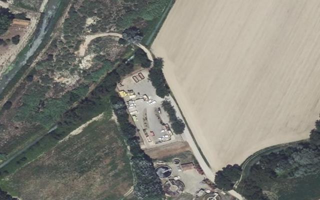 Vue aérienne — Déchetterie de Saint-Étienne-du-Grès