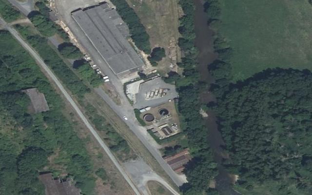 Vue aérienne — Déchetterie du Grand Pressigny