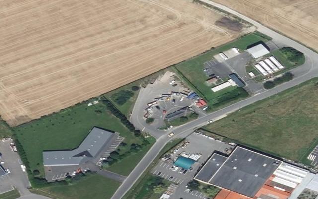 Vue aérienne — Déchetterie de Mont Saint Quentin