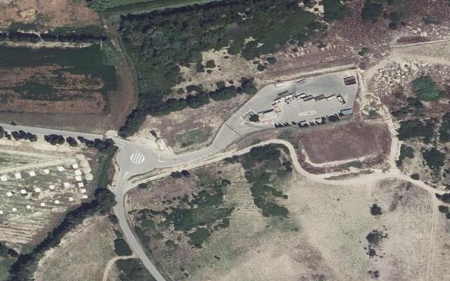 Vue aérienne — Déchetterie de Maillane