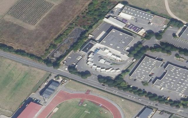 Vue aérienne — Déchetterie du Plessis Bouchard