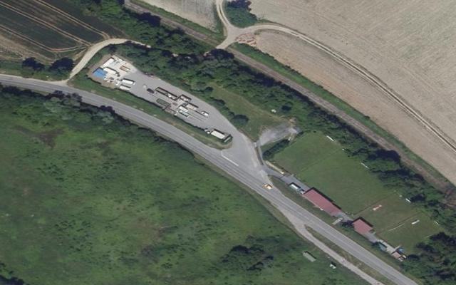 Vue aérienne — Déchetterie de Condé-en-Brie