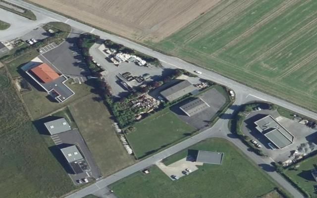 Vue aérienne — Déchetterie de Guignicourt