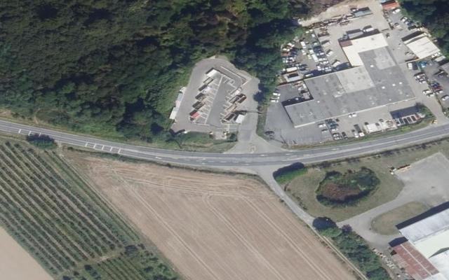 Vue aérienne — Déchetterie d'Orgeval