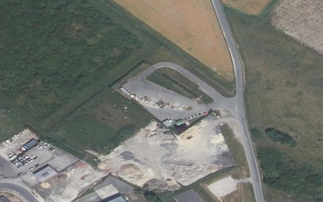 Vue aérienne — Déchetterie de Noyers-sur-Cher
