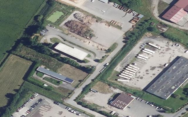 Vue aérienne — Déchetterie de Feuquières