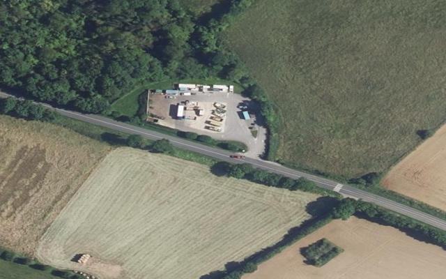 Vue aérienne — Déchetterie de Saint-Germer-de-Fly