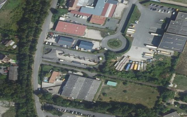 Vue aérienne — Déchetterie de Mereville