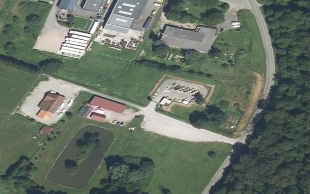 Vue aérienne — Déchetterie de Betschdorf