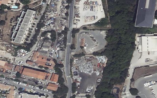 Vue aérienne — Déchetterie des Aygalades Marseille Nord Ct1