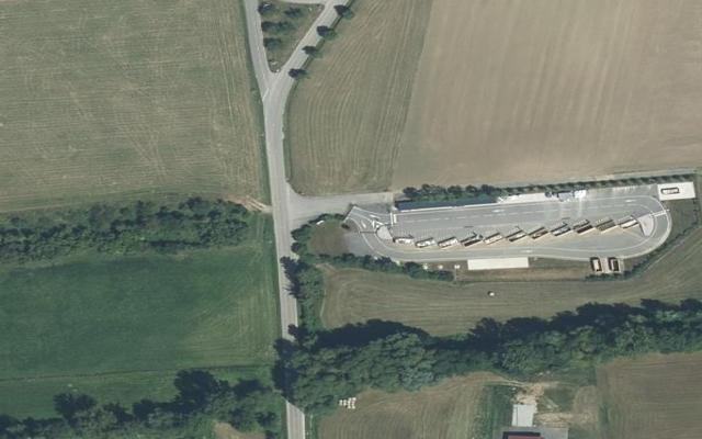 Vue aérienne — Déchetterie de Mutzenhouse