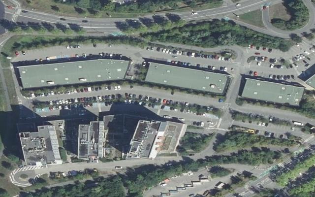 Vue aérienne — Déchetterie des Côteaux