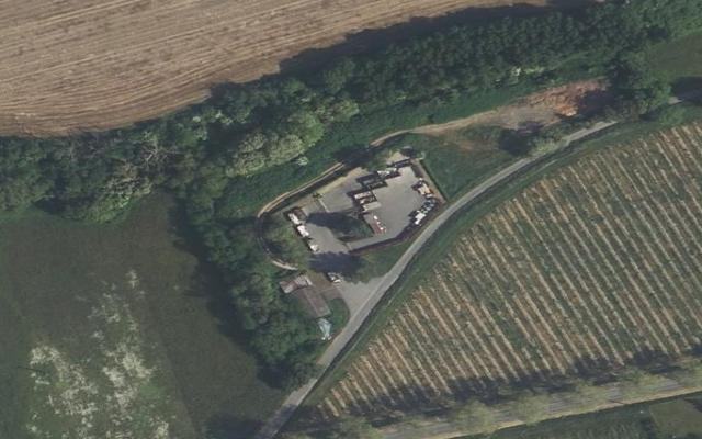 Vue aérienne — Déchetterie de Bonny-sur-Loire