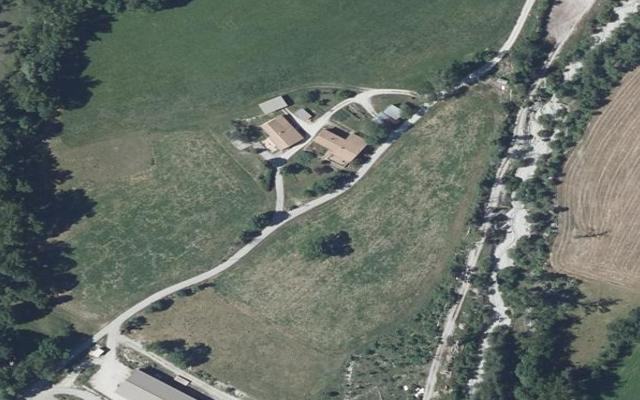 Vue aérienne — Déchetterie Relais de Thorame-Basse