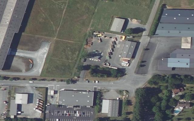 Vue aérienne — Déchetterie de Neuvy-Saint-Sépulchre