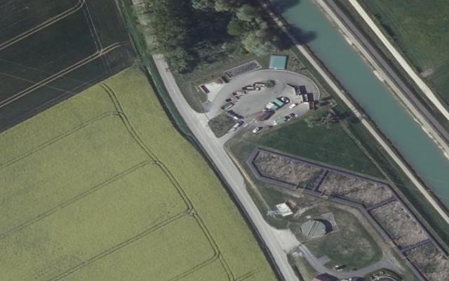 Vue aérienne — Déchetterie de Lusigny-sur-Barse