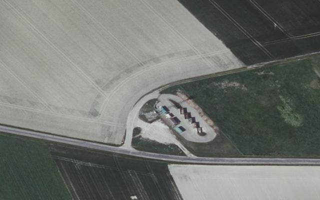 Vue aérienne — Déchetterie de Piney