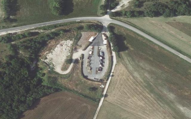 Vue aérienne — Déchetterie de Montcuq