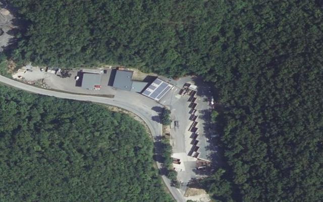 Vue aérienne — Déchetterie de Souillac-Lachapelle-Auzac