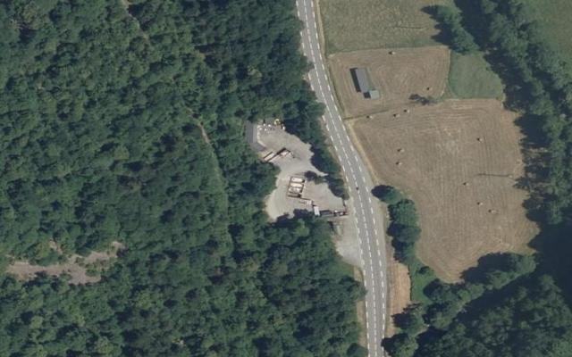 Vue aérienne — Déchetterie du Bourridé