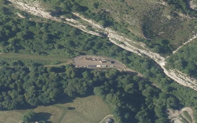 Vue aérienne — Déchetterie de Campan