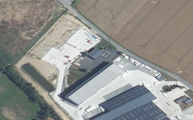 Vue aérienne — Déchetterie de Montoire-sur-le-Loir