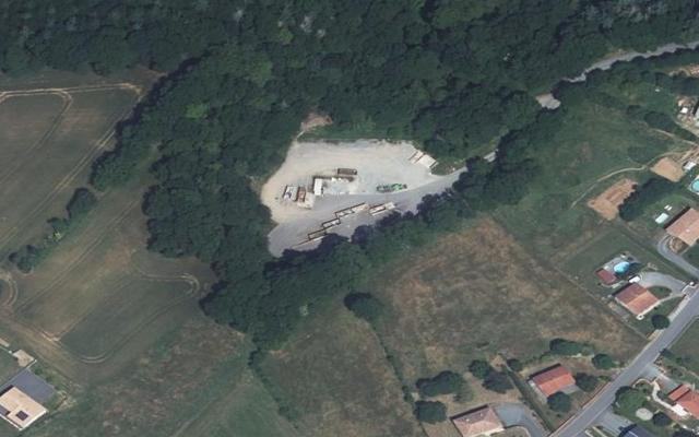 Vue aérienne — Déchetterie d'Alban