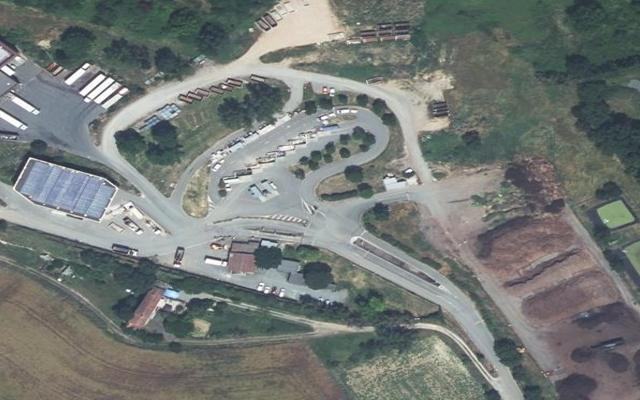 Vue aérienne — Déchetterie d'Albi Ranteil