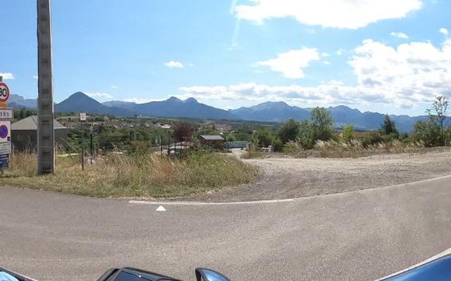 Vue depuis la rue — Déchetterie Mens