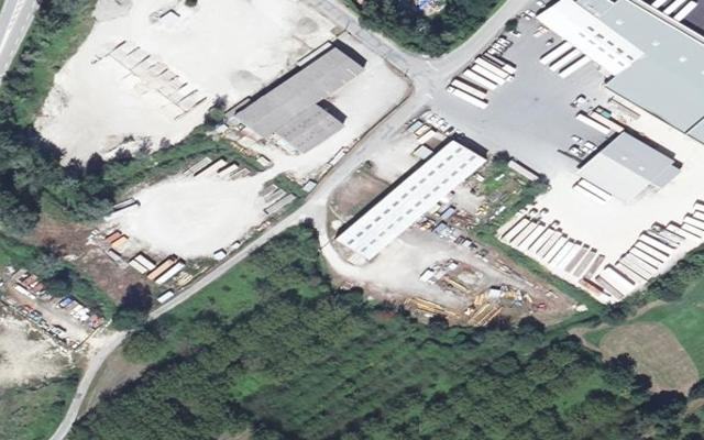 Vue aérienne — Déchetterie Saint-Quentin-sur-Isère
