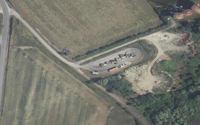 Vue aérienne — Déchetterie de Pargny-sur-Saulx