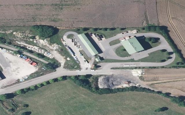 Vue aérienne — Déchetterie de Langres