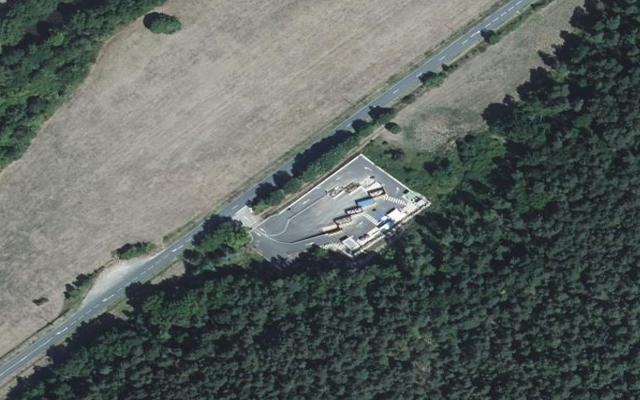 Vue aérienne — Déchetterie de Nant