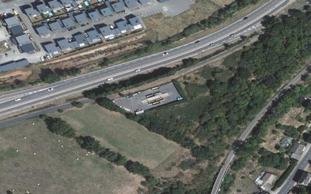 Vue aérienne — Déchetterie de la Mouline