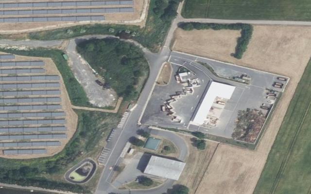 Vue aérienne — Déchetterie de Loudun