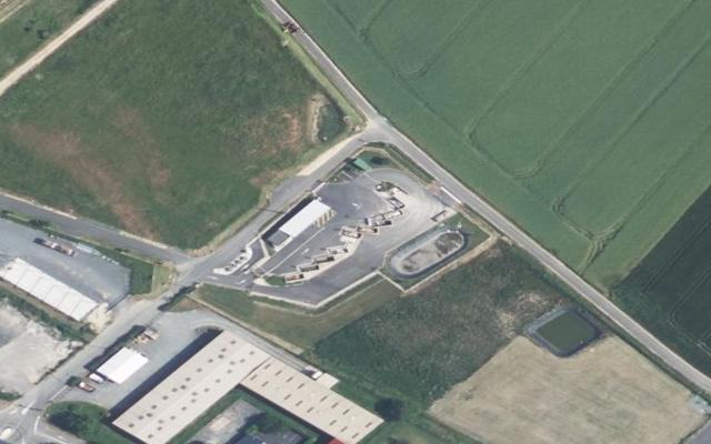 Vue aérienne — Déchetterie des Trois-Moutiers