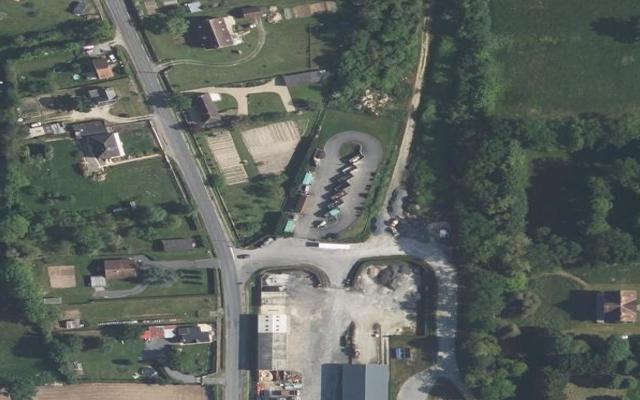 Vue aérienne — Déchetterie de La Trimouille