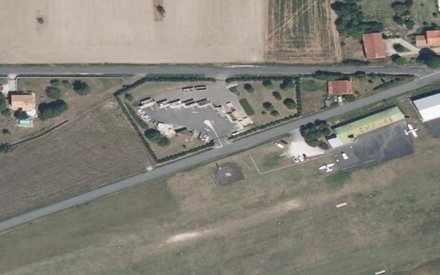 Vue aérienne — Déchetterie de Chalais