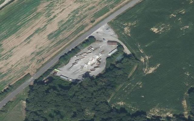Vue aérienne — Déchetterie Pirajoux