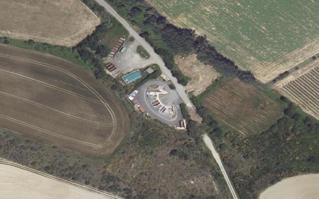 Vue aérienne — Déchetterie de Cambieure