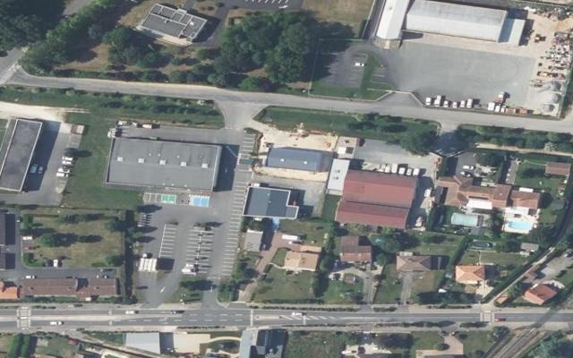 Vue aérienne — Déchetterie de Saint-Julien-l'Ars