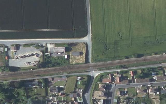 Vue aérienne — Déchetterie de Courville-sur-Eure