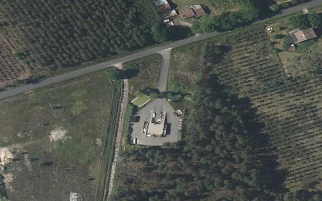 Vue aérienne — Déchetterie de Lerm-et-Musset